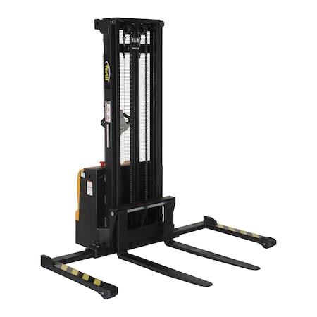Vestil Adjustable Double Mast Stacker, Load Cap. 2200 lb. S-125-AA-DM